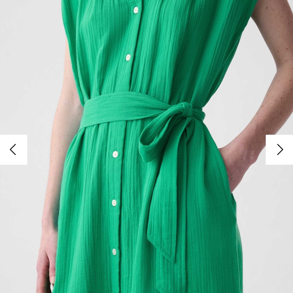 Gap cotton button down Dress